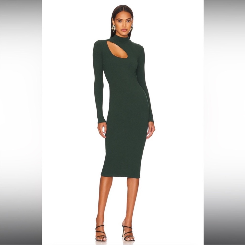 NWT Remi x Revolve Lori Midi Dress in Forest Green